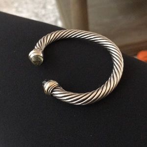 David Yurman 7mm Prasiolite Cable Bracelet